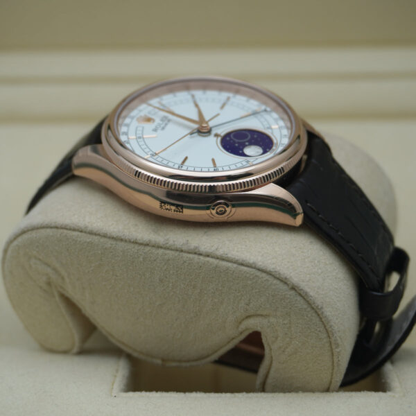 Rolex Cellini Moonphase 2023 Rose Gold 50535 White Dial