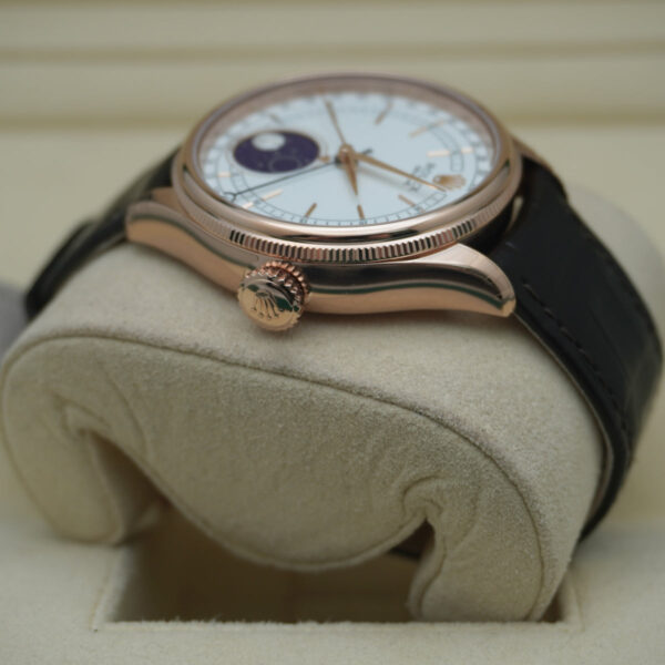 Rolex Cellini Moonphase 2023 Rose Gold 50535 White Dial