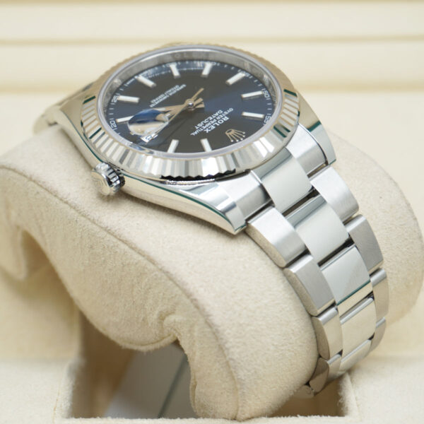 Rolex Datejust 41mm Bright Blue Dial Fluted Bezel 126334
