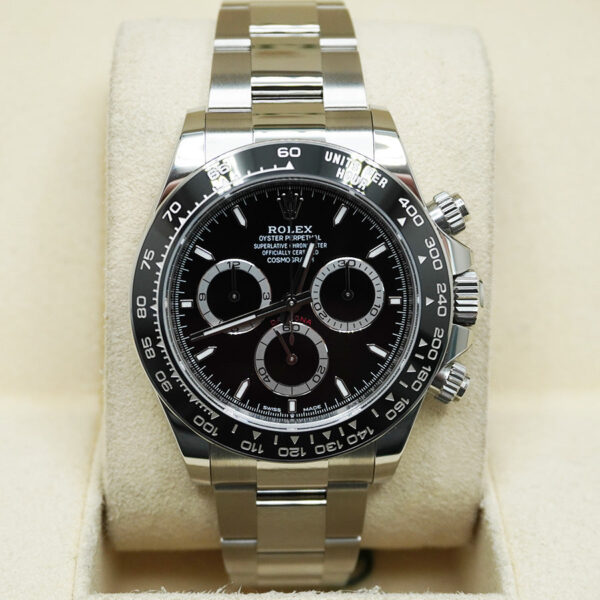 Rolex Daytona Stainless Steel 40mm Black Dial 126500LN
