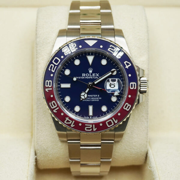 Rolex GMT-Master II "Pepsi" 40mm 126719 BLRO White Gold Blue Dial