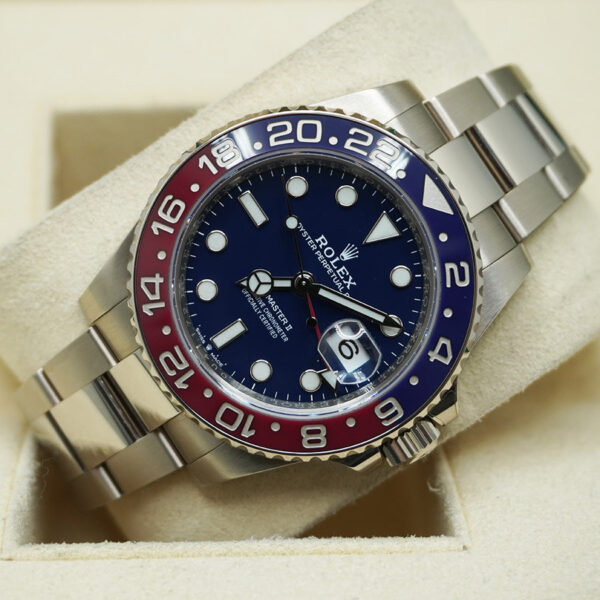 Rolex GMT-Master II "Pepsi" 40mm 126719 BLRO White Gold Blue Dial