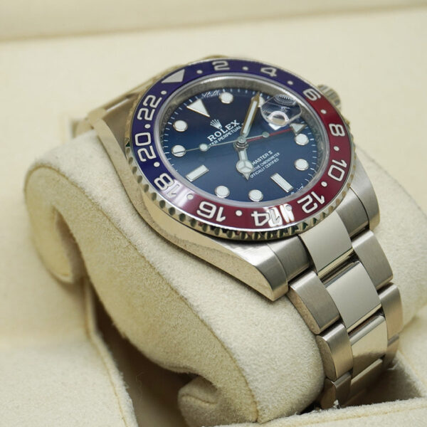 Rolex GMT-Master II "Pepsi" 40mm 126719 BLRO White Gold Blue Dial