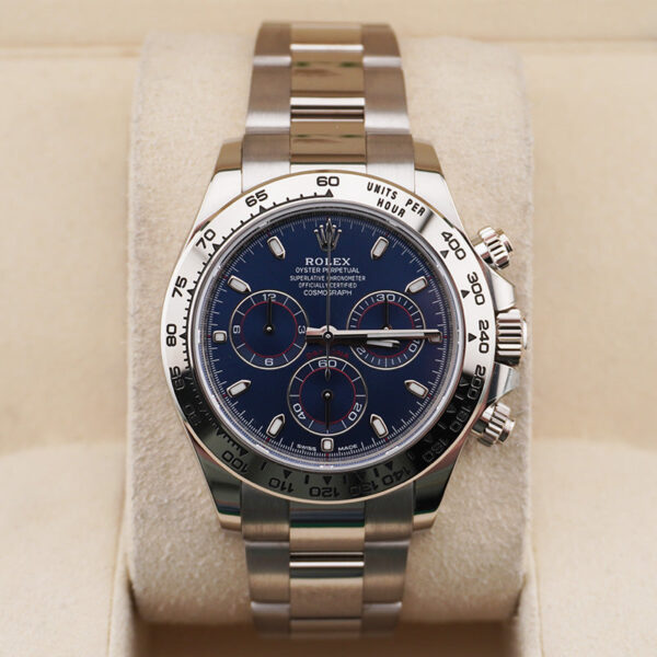 Rolex Daytona 40mm 116509 White Gold Blue Dial