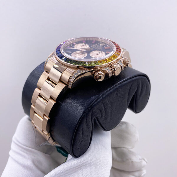 Rolex "Rainbow" Daytona 40mm 116595RBOW Black Gem Stone Dial