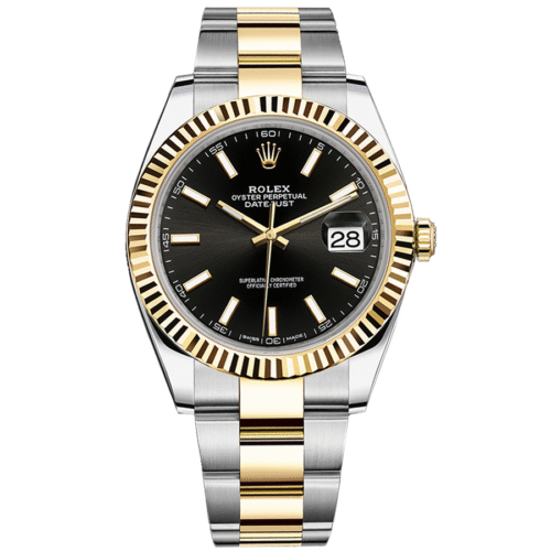 Rolex Datejust 41mm Black Dial Fluted Bezel 126333
