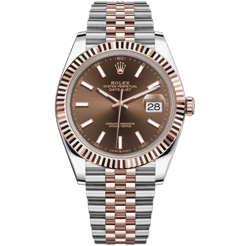Rolex Datejust 41mm Chocolate Dial Fluted Bezel 126331