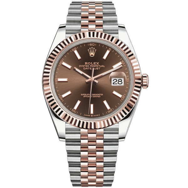 Rolex Datejust 41mm Chocolate Dial Fluted Bezel 126331