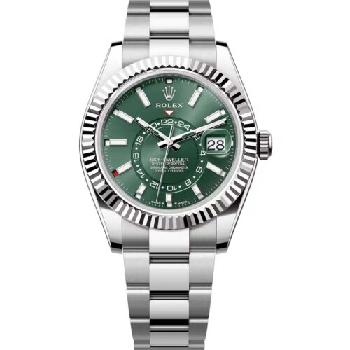 Rolex Sky-Dweller 336934 Green Dial Oyster Bracelet Stainless Steel