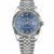 Rolex Datejust 41mm Azzurro Blue Roman Numeral Dial Fluted Bezel 126334