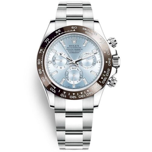 Rolex Daytona 50th Anniversary Edition 40mm 116506 Ice Blue Baguette Diamond Dial